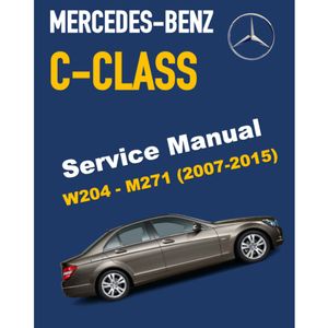 MERCEDES BENZ C-CLASS W204 M271 ENGINE (2007-2015) SERVICE WORKSHOP MANUAL