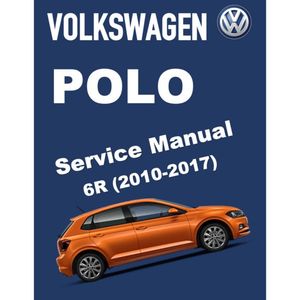 VW POLO MK5 6R (2010-2017) SERVICE WORKSHOP MANUAL