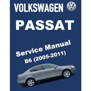 VW PASSAT B6 (2005-2011) SERVICE WORKSHOP MANUAL