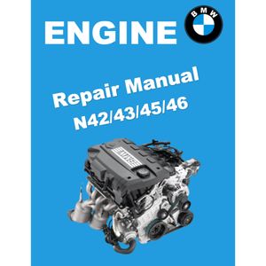 MW ENGINE N42 N43 N45 N46 SERVICE REPAIR MANUAL 