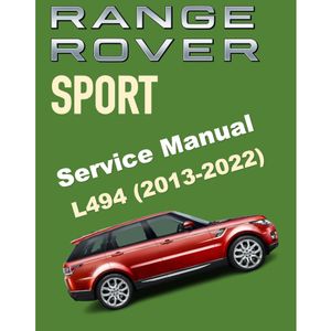 RANGE ROVER SPORT L494 (2013-2022) FACTORY SERVICE WORKSHOP MANUAL