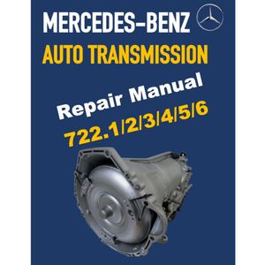 MERCEDES BENZ/G-TRONIC AUTOMATIC TRANSMISSION 722.1/2/3/4/5/6 SERVICE REPAIR MANUAL