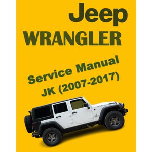 JEEP WRANGLER JK (2007-2017) SERVICE WORKSHOP MANUAL (5957/11562 PAGES) + PARTS CATALOGUE (673 PAGES