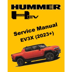 GMC HUMMER EV3X PICKUP (2023+) SERVICE WORKSHOP MANUAL