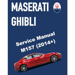 MASERATI GHIBLI M157 (2014+) SERVICE WORKSHOP MANUAL