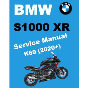 BMW S1000 XR II K69 (2020+) SERVICE WORKSHOP MANUAL + PARTS CATALOGUE + RIDER'S MANUAL