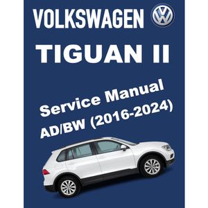 VW TIGUAN II AD/BW (2016-2024) SERVICE WORKSHOP MANUAL