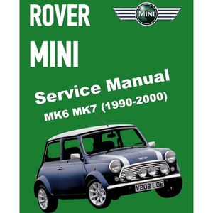 MINI-ROVER CLASSIC (1993-2000) SERVICE WORKSHOP MANUAL