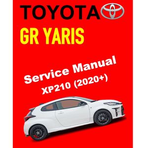 TOYOTA GR YARIS GR (2020+) TOYOTA GSIC SOFTWARE + ONLINE SERVICE WORKSHOP MANUAL