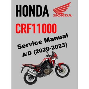 Honda AFRICA TWIN CRF 1100 A/4/D/4 (2020-2023) SERVICE WORKSHOP MANUAL + PARTS CATALOGUE + OWNER'S M