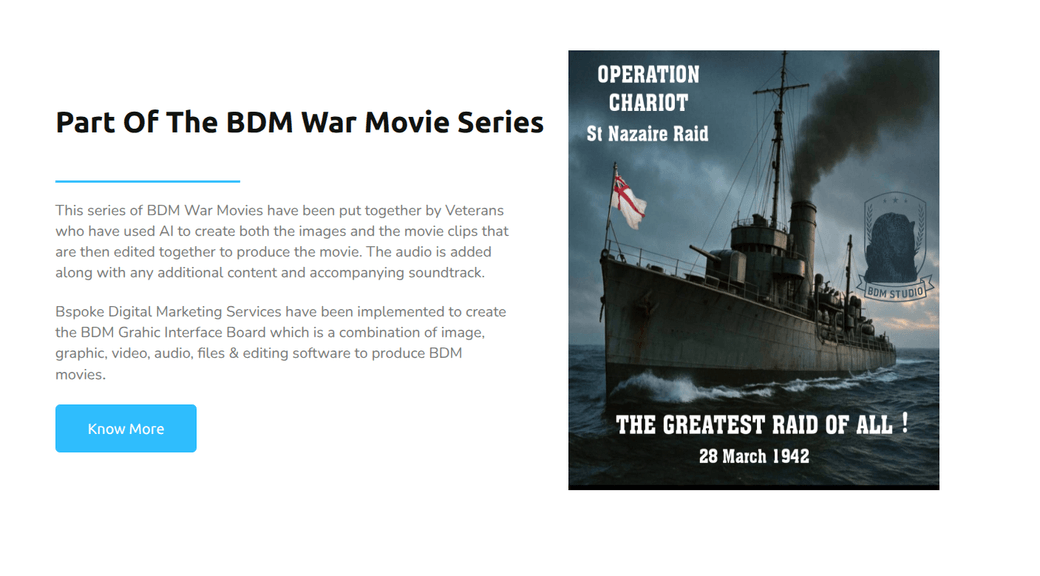 Operation Chariot movie + e-book