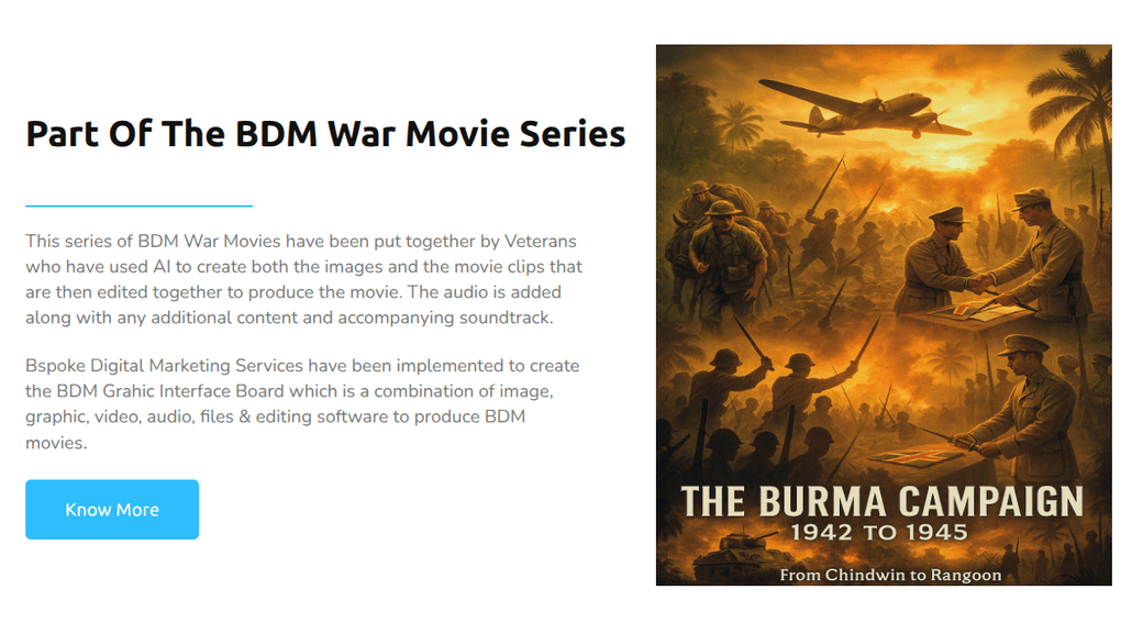 The Burma Campaign movie + e-book