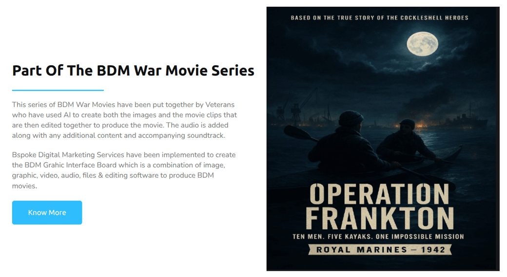 Operation Frankton movie + e-book
