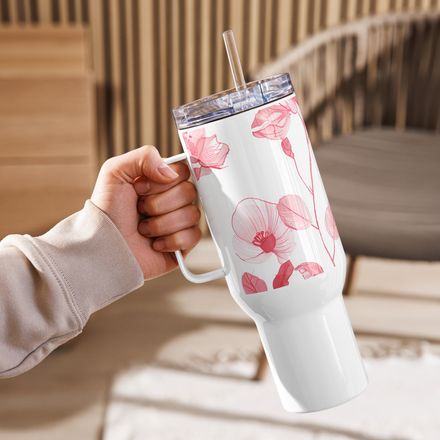 Cherry Glow Travel Mug