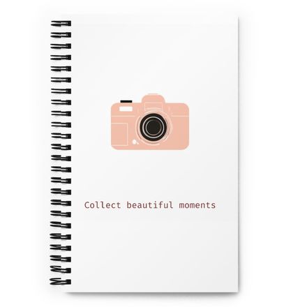 Collect Beautiful Moments Camera Notebook – Capture Life’s Precious Memories