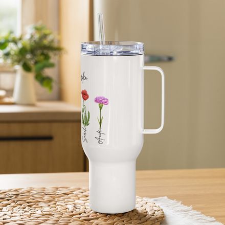 Garden Travel Mug - Fully Customisable Design