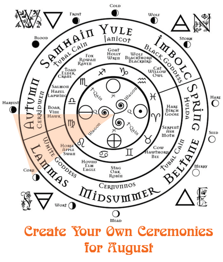Create Your Own Ceremonies for August