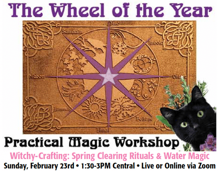 February Practical Magic: Spring Clearing &amp; Water Magic