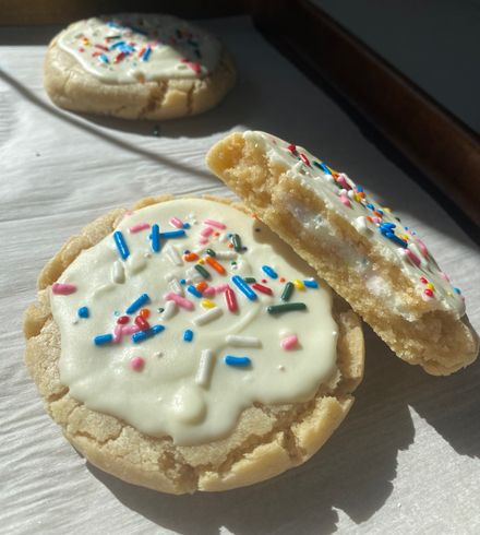 Birthday cake pop-tart cookies!