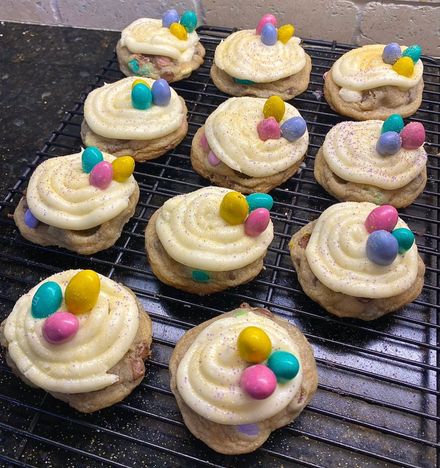 Easter egg fluff cookies!