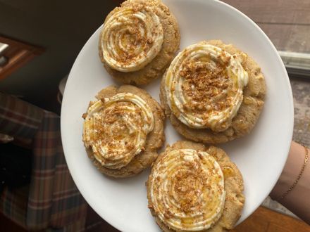 Graham cracker cheesecake cookies!