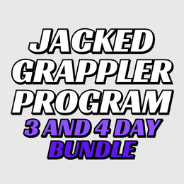 Jacked Grappler Flagships 3 day Full Body and 4 Day Upper Lower v2 Bundle