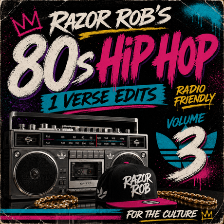 80s Hip Hop 1 Verse Edits Vol.3 (40 MP3 Clean)