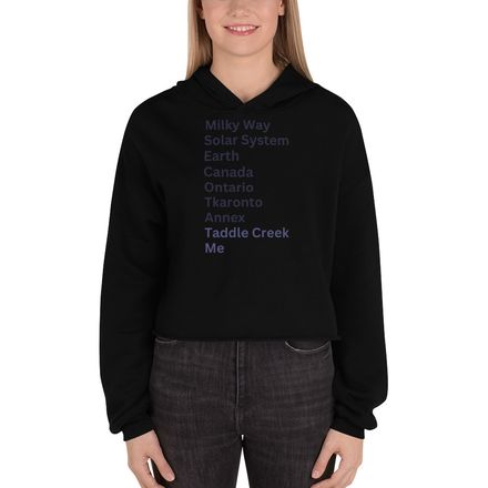 Adult Universe Cropped Hoodie