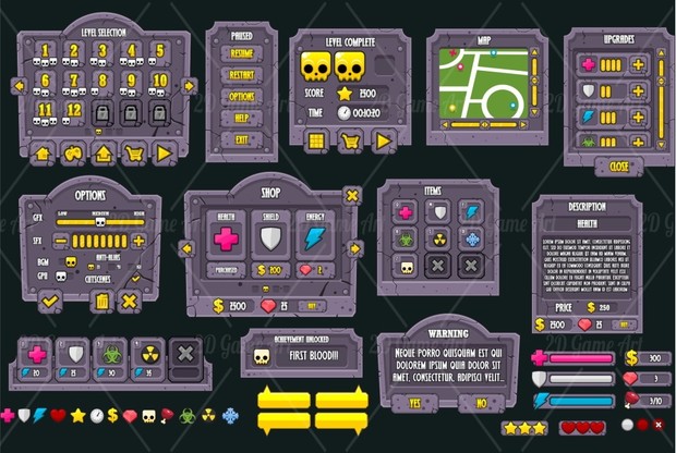 Zombie Outbreak - Game GUI