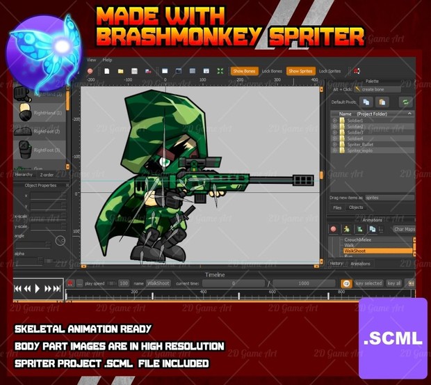 Special Soldier - Game Sprites