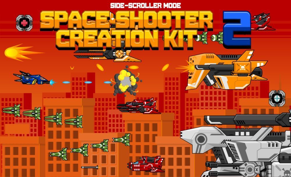 Side Scrolling Space Shooter Creation Kit