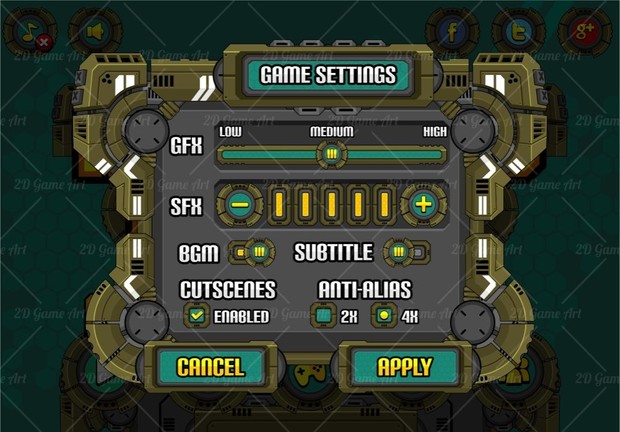 Mechanized Game GUI