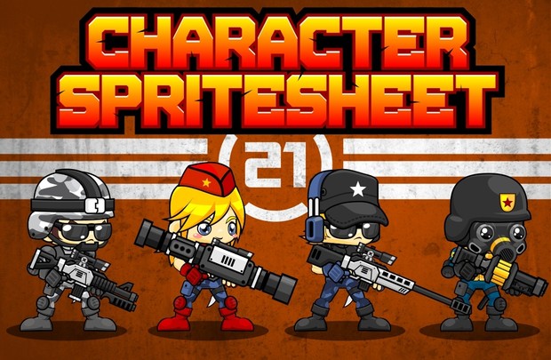 Advanced Soldier - Game Sprites