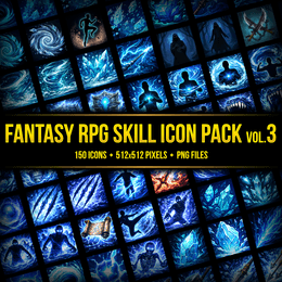 Fantasy RPG Skill and Ability Icon Pack 3