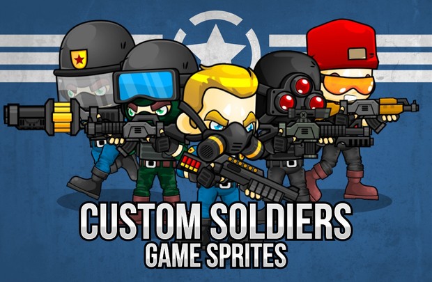 Custom Soldiers - Game Sprites