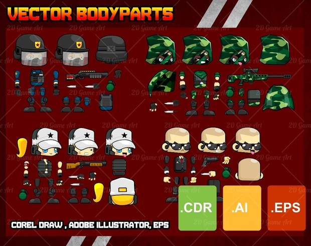 Special Soldier - Game Sprites