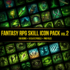 Fantasy RPG Skill and Ability Icon Pack 2