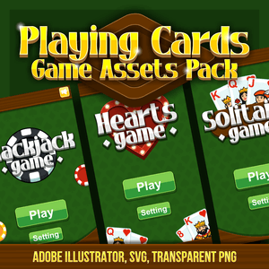 Playing Card Game Assets Pack