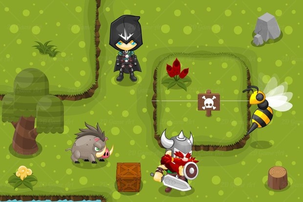 Assassin &amp; Viking - Game Sprites