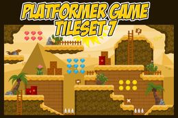 Egyptian Desert - Game Tileset