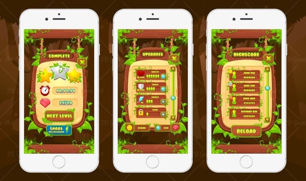 Vines &amp; Leaves - Game GUI