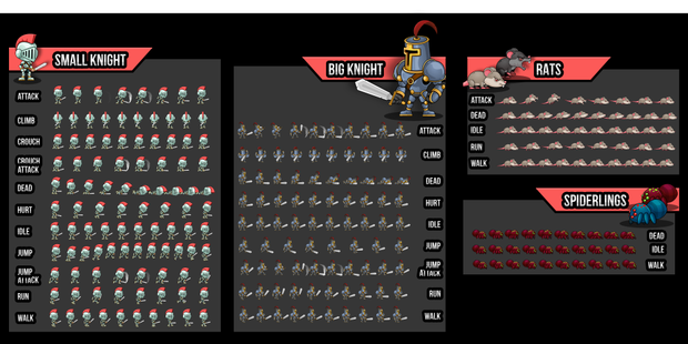 The Knights - Game Sprites