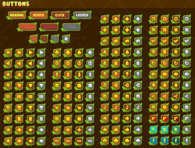 Vines &amp; Leaves - Game GUI