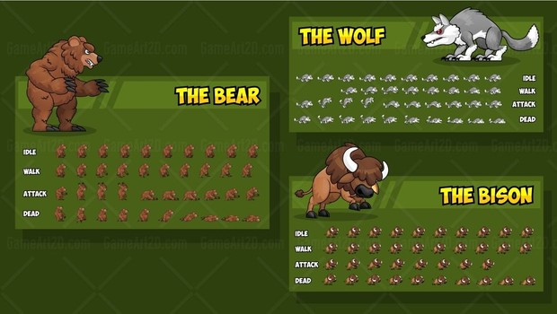 Native Americans - Game Sprites