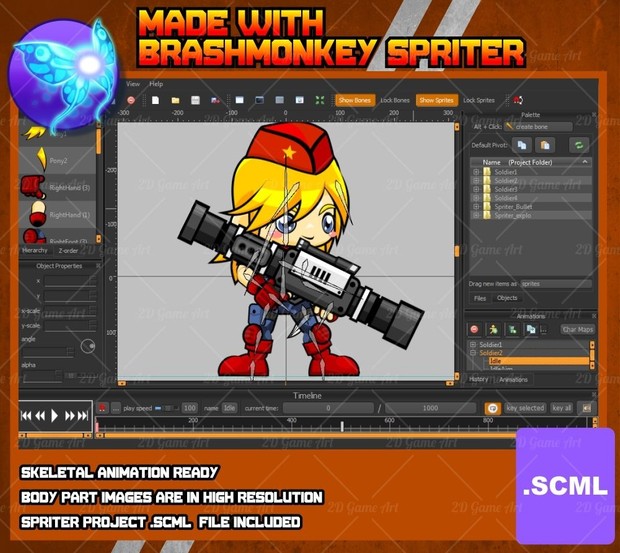 Advanced Soldier - Game Sprites