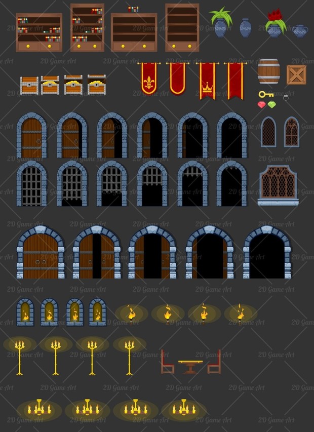 The Castle - Game Tileset