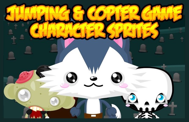 Jumping &amp; Copters Game Sprites