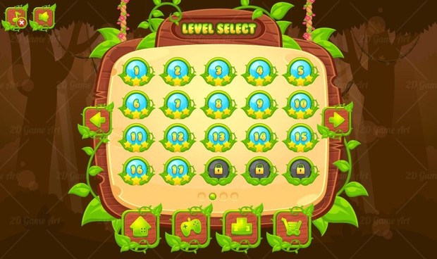 Vines &amp; Leaves - Game GUI