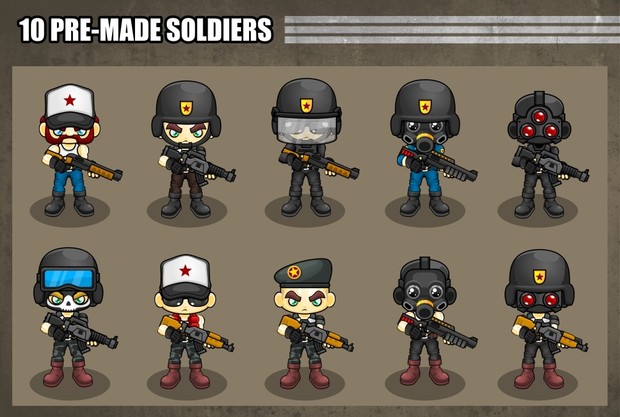 The Soldiers - Game Sprites