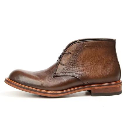 Bottines Chukka en Cuir Marron – Élégance et Polyvalence